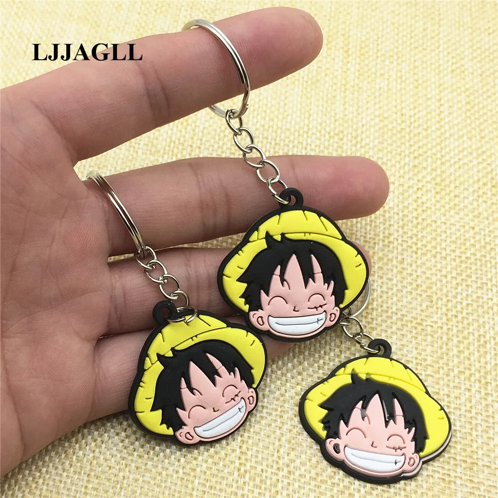 10pcs/lot One Piece Cartoon Key Chain Monkey D Luffy Key Holder 36*83mm Figure Anime Bag Straps Phone Charm Key Ring ACT004
10pcs/lot One Piece Cartoon Key Chain Monkey D Luffy Key Holder 36*83mm Figure Anime Bag Straps Phone Charm Key Ring ACT004