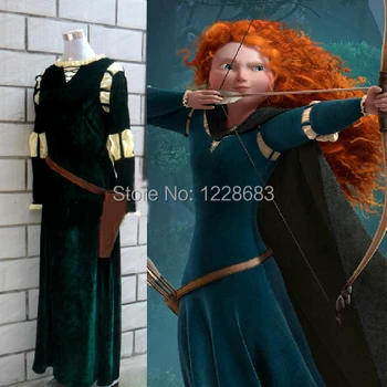 Free Shipping New Arrival High Quality Brave Film Merida Dress Cosplay Princess Merida Costume
Free Shipping New Arrival High Quality Brave Film Merida Dress Cosplay Princess Merida Costume