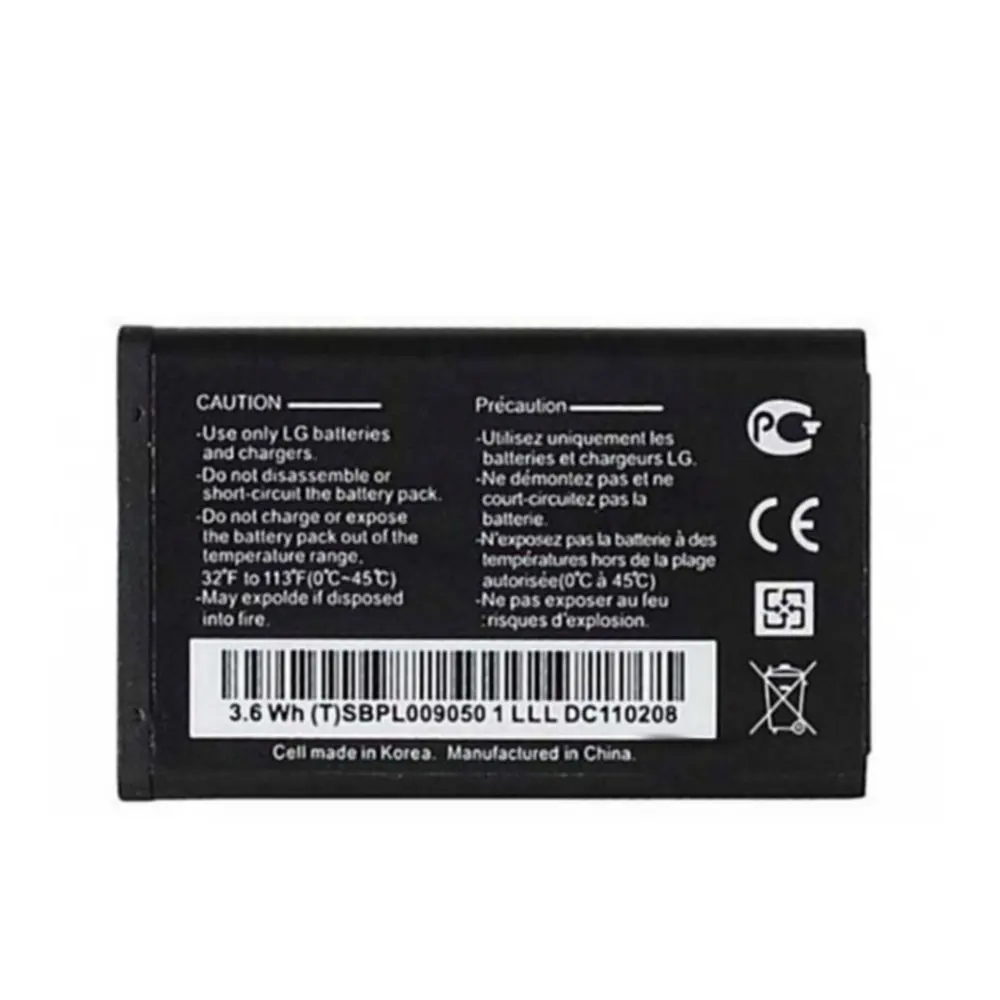 Сменный аккумулятор 950 мАч для LG TracFone Net 10 320G VN170 23C A100 Amigo A170 C195 G320GB GB100 GB101 |