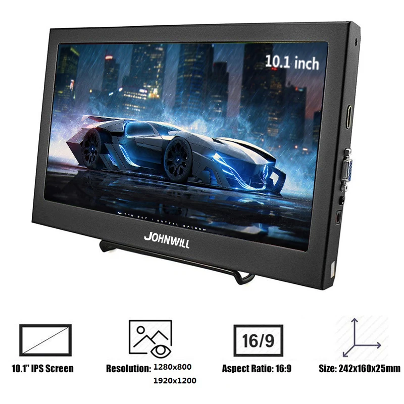 10.1 inch 1920x1200 HD LCD Screen Display Built in Speaker for Raspberry Pi 3 Model B+ 3B 2B B+ with VGA/HDMI interface
10.1 inch 1920x1200 HD LCD Screen Display Built in Speaker for Raspberry Pi 3 Model B+ 3B 2B B+ with VGA/HDMI interface
