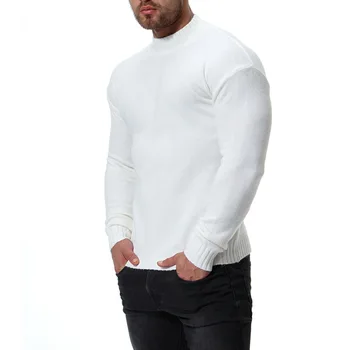 2019 new 8 colors Fall Winter Mens High-collar Bottom Blouse Knitted Round collar Slim Fit Knitting Mens Sweaters And Pullovers
2019 new 8 colors Fall Winter Mens High-collar Bottom Blouse Knitted Round collar Slim Fit Knitting Mens Sweaters And Pullovers