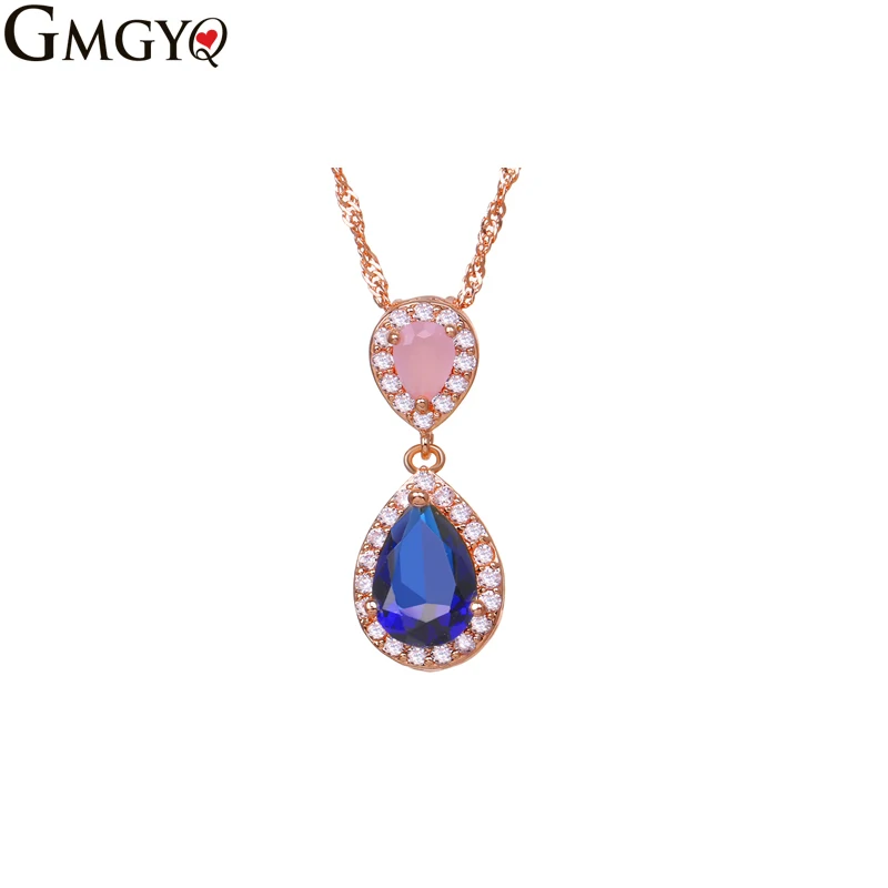 GMGYQ Rose Gold Water Drop Pendant Necklaces For Women 2018 Fashion Jewelry Womens Accessories Bohemian Necklace A Party Gift
GMGYQ Rose Gold Water Drop Pendant Necklaces For Women 2018 Fashion Jewelry Womens Accessories Bohemian Necklace A Party Gift