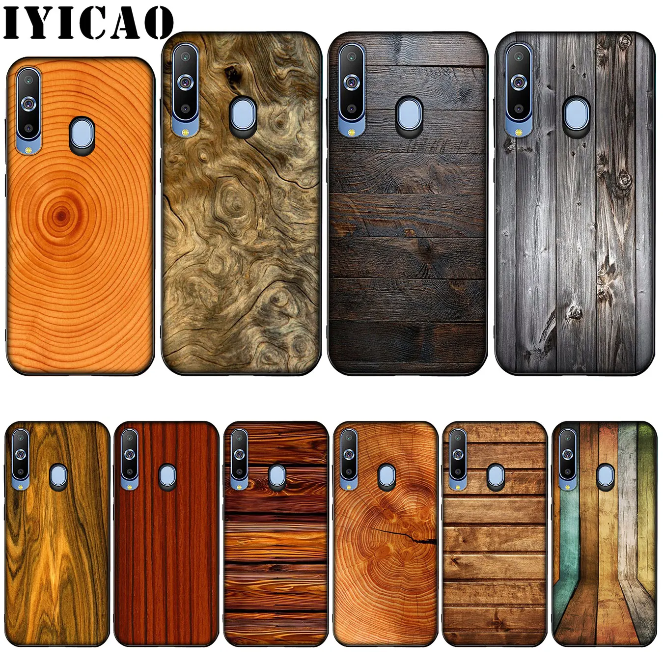 Силиконовый мягкий чехол IYICAO под дерево для Samsung Galaxy A10 A30 A40 A50 A70 M10 M20 M30