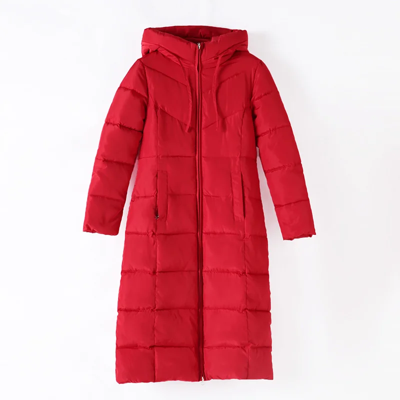 2019 winter women new Warm comfortable large size M-6XL long section slim slimming thickening hooded zipper cotton coat Female
2019 winter women new Warm comfortable large size M-6XL long section slim slimming thickening hooded zipper cotton coat Female