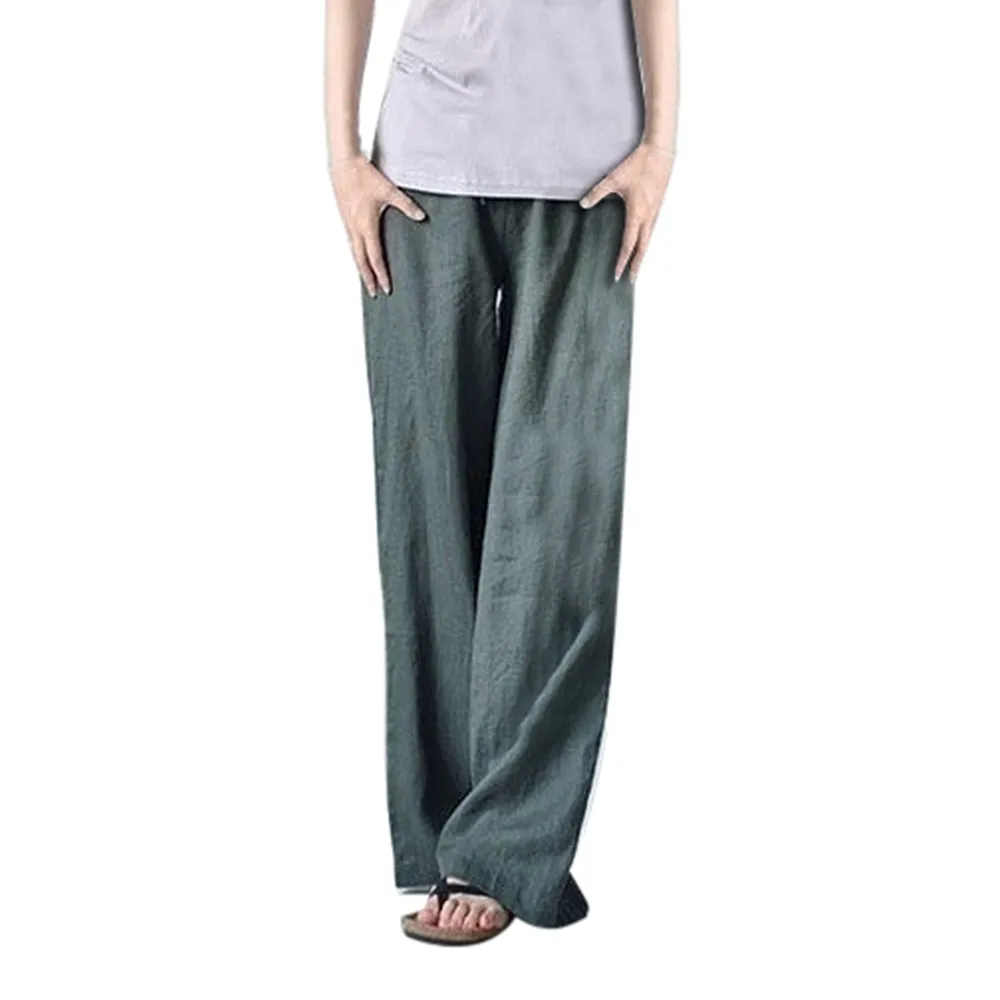 Feitong Women Pants High Waist Long Straight Ladies Casual Pants Solid Color Plus Size Broad Leg Pants Female Trousers Pantalons
Feitong Women Pants High Waist Long Straight Ladies Casual Pants Solid Color Plus Size Broad Leg Pants Female Trousers Pantalons