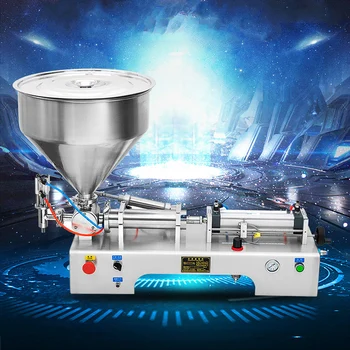 New type liquid and paste dual-purpose filling machine stainless steel single-head quantitative filling machine
New type liquid and paste dual-purpose filling machine stainless steel single-head quantitative filling machine