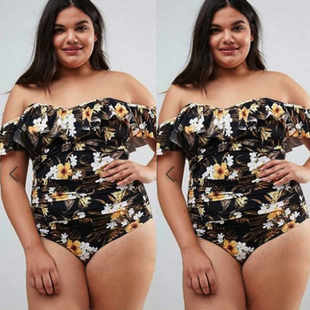 Womens One-piece Swimsuit Swimwear Push Up Print Monokini Off Shoulder Bathing Suit Bikini Plus Size Women
Womens One-piece Swimsuit Swimwear Push Up Print Monokini Off Shoulder Bathing Suit Bikini Plus Size Women