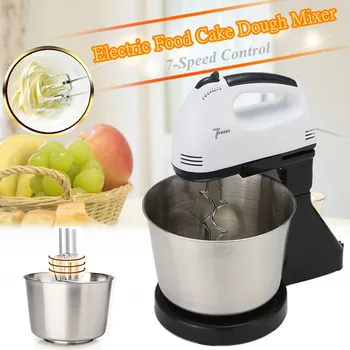 220V 7 Speed Automatic Whisk Hand Food Mixer Electric Stand Mixers Handheld Flour Bread Egg Beater Blenders with Bowl
220V 7 Speed Automatic Whisk Hand Food Mixer Electric Stand Mixers Handheld Flour Bread Egg Beater Blenders with Bowl
