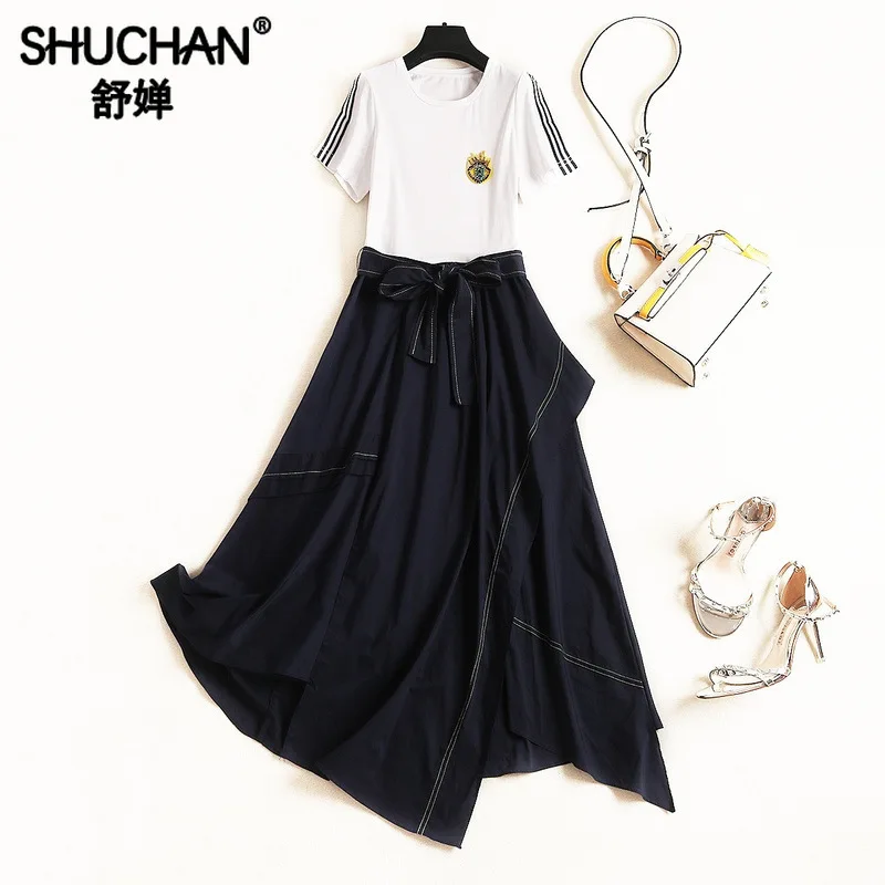 Shuchan Vestidos Largos De Verano Patchwork Irregular Casual Dress for Work Women's Leisure Clothing Women Dresses Fashion 11893
Shuchan Vestidos Largos De Verano Patchwork Irregular Casual Dress for Work Women's Leisure Clothing Women Dresses Fashion 11893