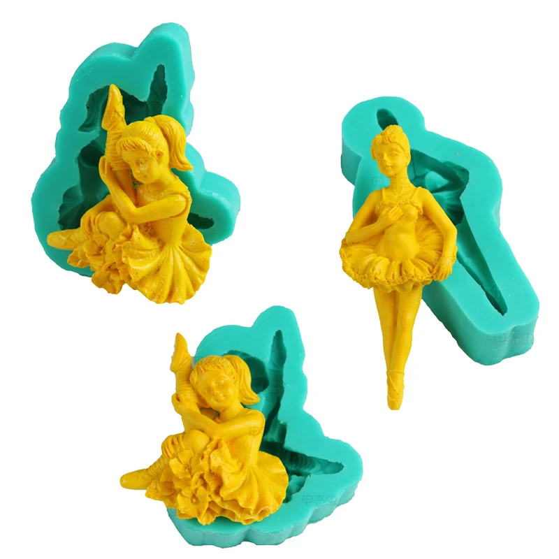 1pcs patisserie reposteria Ballet Dancer 3D Silicone Soap Molds Pastry Fondant Cake Decor Tools Cupcake Toppers Chocolate Mould
1pcs patisserie reposteria Ballet Dancer 3D Silicone Soap Molds Pastry Fondant Cake Decor Tools Cupcake Toppers Chocolate Mould