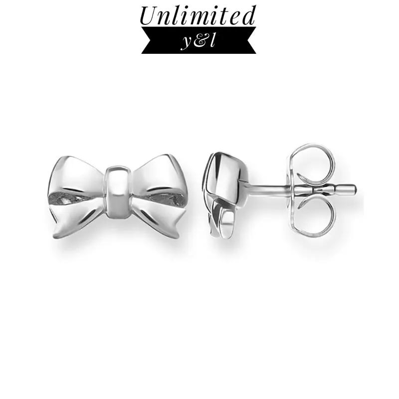 Silver/Rose Gold Color Bowknot Stud Earrings for Women Thomas Style Knot Silver Fashion Ear Stud Jewelry 2018 Brand New
Silver/Rose Gold Color Bowknot Stud Earrings for Women Thomas Style Knot Silver Fashion Ear Stud Jewelry 2018 Brand New