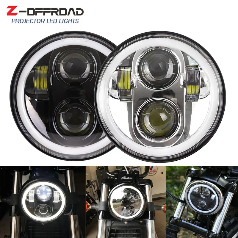 Black/Chrome 5.75inch LED DRL Headlight For Indian Scout 5-3/4" Motorcycle Headlamp for Motorcycle Dyna Iron 883 Motorbike
Black/Chrome 5.75inch LED DRL Headlight For Indian Scout 5-3/4" Motorcycle Headlamp for Motorcycle Dyna Iron 883 Motorbike