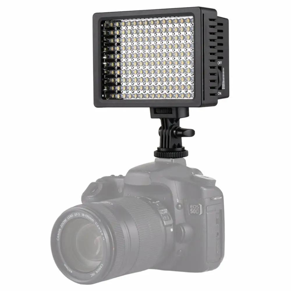 160 LED Video Light Lamp Studio Photo Photography for Canon Nikon DSLR Camera | Электроника