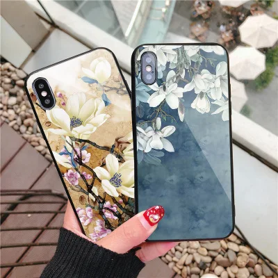 Tempered Glass Case For Xiaomi Mi A2 6X 5 5S 6 8 Lite Mix 2S Max 3 Flower Pattern For Redmi 7 Note 5 6 Pro 5 Plus S2 Cover
Tempered Glass Case For Xiaomi Mi A2 6X 5 5S 6 8 Lite Mix 2S Max 3 Flower Pattern For Redmi 7 Note 5 6 Pro 5 Plus S2 Cover