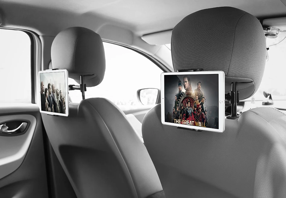 Крепление планшета на подголовник автомобиля