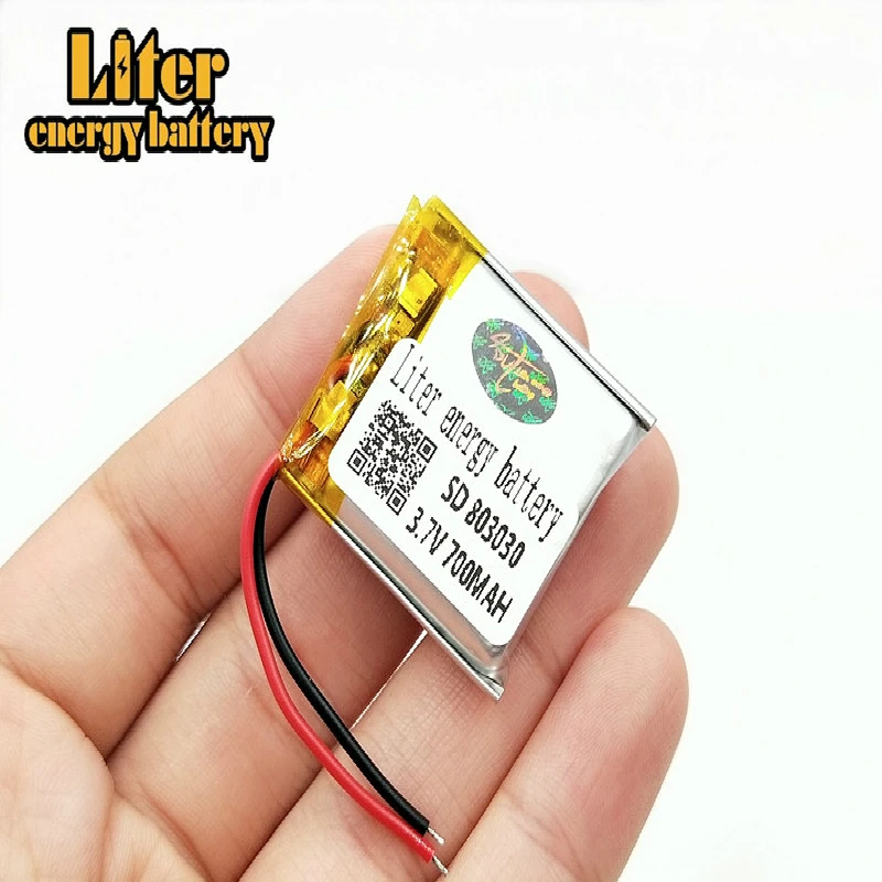Rechargeable Li-ion Cell 3.7V polymer lithium battery 803030 083030 700mah With PCB For Toy DVD GPS MP3 MP4 MP5 Smart Watch
Rechargeable Li-ion Cell 3.7V polymer lithium battery 803030 083030 700mah With PCB For Toy DVD GPS MP3 MP4 MP5 Smart Watch