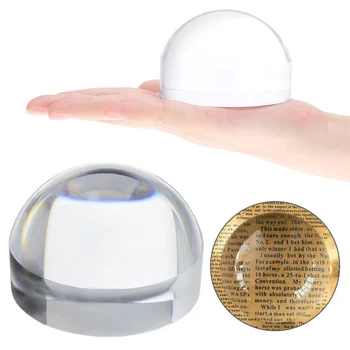 Reading Dome Paperweight Map Magnifying Tool Magnifier 6X 80mm loupe Crystal Acrylic Magnifying Glass for Reading Aid
Reading Dome Paperweight Map Magnifying Tool Magnifier 6X 80mm loupe Crystal Acrylic Magnifying Glass for Reading Aid