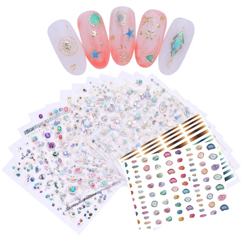 3D Nail Sticker Nail Art Stickers Summer Flower Adhesive Decals DIY Design DIY Nail Art Decoration For Gel Polish Decoration
3D Nail Sticker Nail Art Stickers Summer Flower Adhesive Decals DIY Design DIY Nail Art Decoration For Gel Polish Decoration