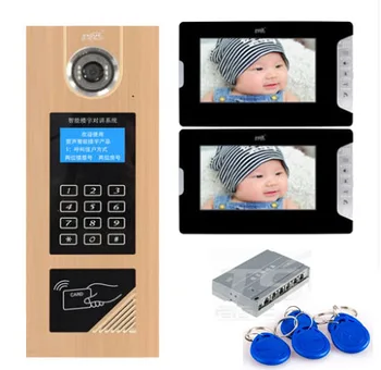 Visual building intercom system doorbell 7" Video Door Phone w/t Inductive and Password Unlocking for 2-apartments
Visual building intercom system doorbell 7" Video Door Phone w/t Inductive and Password Unlocking for 2-apartments