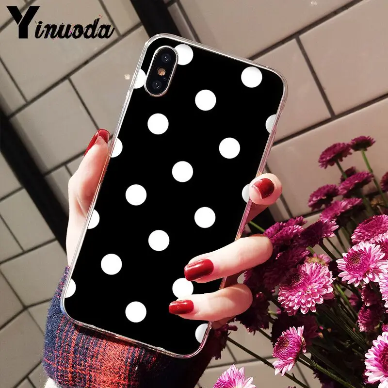 Polka dot pattern heart