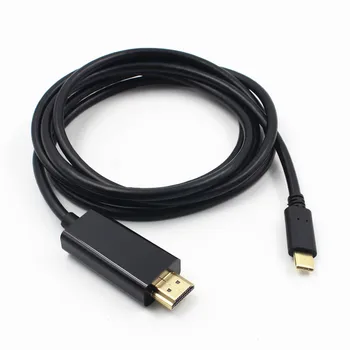 USB Type-C to HDMI Conversion Data Extension Cable Typc C to HDMI Adapter Wire 1080P 4K Black 1.8M
USB Type-C to HDMI Conversion Data Extension Cable Typc C to HDMI Adapter Wire 1080P 4K Black 1.8M