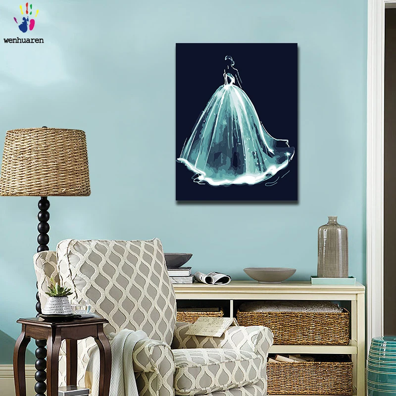 DIY digital oil painting Dream beautiful maiden wedding dress is a combination of number and toolkits with a size of 40x50
DIY digital oil painting Dream beautiful maiden wedding dress is a combination of number and toolkits with a size of 40x50