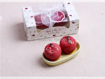 Wedding favor gift and giveaways for guest --Apple Ceramic Salt and Pepper ShakersWedding Favor Wedding Souvenir 200pcs/lot
Wedding favor gift and giveaways for guest --Apple Ceramic Salt and Pepper ShakersWedding Favor Wedding Souvenir 200pcs/lot