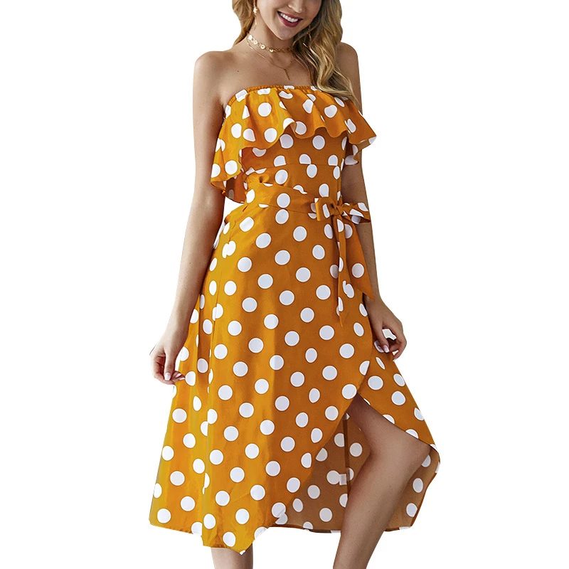 Summer Beach Sexy Dress Women Clothes Dot Print Party Club Dresses Bohemian Holiday Vestidos Casual Elegant Boho Plus Size 2019
Summer Beach Sexy Dress Women Clothes Dot Print Party Club Dresses Bohemian Holiday Vestidos Casual Elegant Boho Plus Size 2019