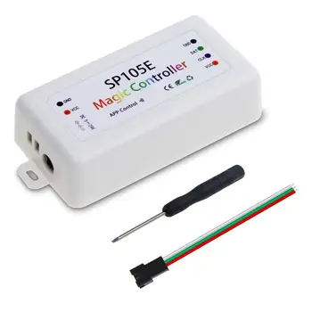 Wireless Bluetooth Magic Dream Color LED Light Controller iOS Android DC5V~24V Great for WS2811 WS2812B WS2801 SK6812 ST25
Wireless Bluetooth Magic Dream Color LED Light Controller iOS Android DC5V~24V Great for WS2811 WS2812B WS2801 SK6812 ST25
