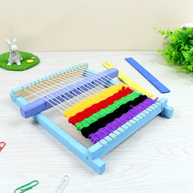 HBB DIY Assembled Handloom Weaving Loom Science Technology Educational Children Toy
HBB DIY Assembled Handloom Weaving Loom Science Technology Educational Children Toy