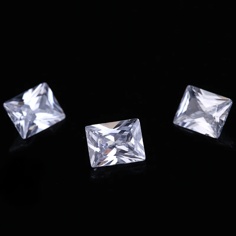 Rectangle Shape AAA White Clear Color CZ Stone 2x3-8x10mm Synthetic Gems Brilliant Cut Cubic Zirconia For Diy Nail Jewelry
Rectangle Shape AAA White Clear Color CZ Stone 2x3-8x10mm Synthetic Gems Brilliant Cut Cubic Zirconia For Diy Nail Jewelry