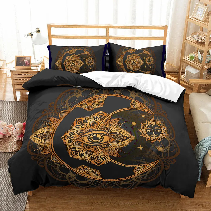 Fanaijia Bronzing series 3d Mandala printing bedding set luxury Bohemia Duvet Cover set queen size Bed Set
Fanaijia Bronzing series 3d Mandala printing bedding set luxury Bohemia Duvet Cover set queen size Bed Set