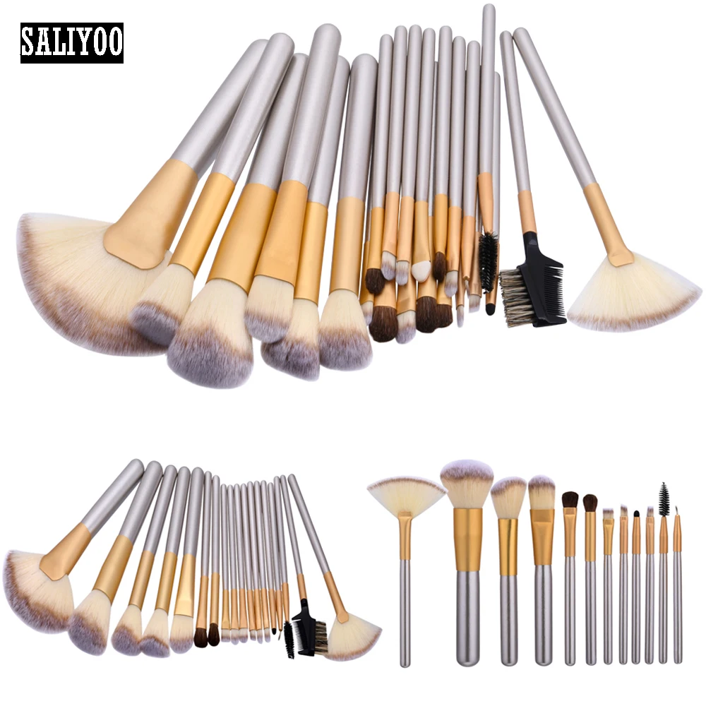 New Makeup Brushes Champagne Gold Classic Soft Synthetic Professional Cosmetic Makeup Fan Foundation Powder Blush Eyeliner Brush
New Makeup Brushes Champagne Gold Classic Soft Synthetic Professional Cosmetic Makeup Fan Foundation Powder Blush Eyeliner Brush