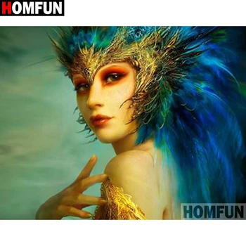 HOMFUN Square Round Drill 5D Diamond Painting Environmental Crafts Full Diamond Embroidery "Beauty feather" Home decor A26059
HOMFUN Square Round Drill 5D Diamond Painting Environmental Crafts Full Diamond Embroidery "Beauty feather" Home decor A26059