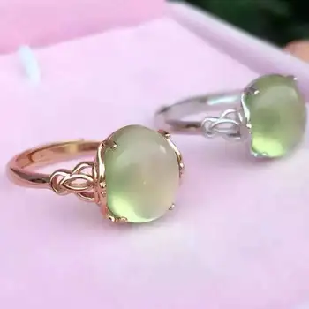 100% fidelity Natural prehnite Ring 925 sterling silver Natural 10*12mm green gemstone ring simple fine Jewelry for women party
100% fidelity Natural prehnite Ring 925 sterling silver Natural 10*12mm green gemstone ring simple fine Jewelry for women party