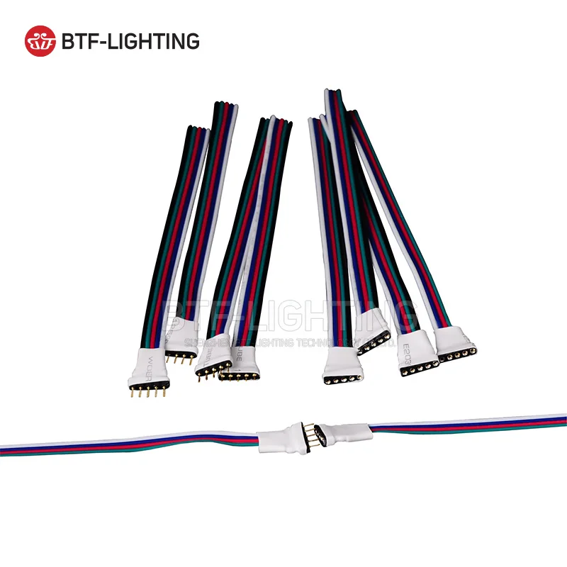 5~50 Pairs 4pin/5pin LED Connector Male Female SM JST with Cable Single/Dual End 15-300cm Wire for RGBW SMD 5050 LED Strip Light
5~50 Pairs 4pin/5pin LED Connector Male Female SM JST with Cable Single/Dual End 15-300cm Wire for RGBW SMD 5050 LED Strip Light