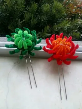 LALAVARA handmade 7cm velvet flowers hairpins Chinese traditional kanzashi Outfit hair accessories pink red green
LALAVARA handmade 7cm velvet flowers hairpins Chinese traditional kanzashi Outfit hair accessories pink red green