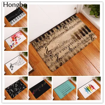 

Hongbo Doormat Carpets Creative Notes Print Mats Floor Kitchen Bathroom Rugs 40X60or50x80cm