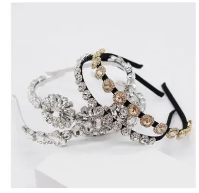 New full women crystal hairbands flower personality headbands simple casual hair accessories
New full women crystal hairbands flower personality headbands simple casual hair accessories