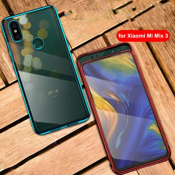 for Xiaomi Mi Mix 3 Case 6.39'' Transparent Elac-plating PC 360 Full Cover for Xiaomi Mi Mix3 Shockproof Hard Liquid Cover Funda 
for Xiaomi Mi Mix 3 Case 6.39'' Transparent Elac-plating PC 360 Full Cover for Xiaomi Mi Mix3 Shockproof Hard Liquid Cover Funda