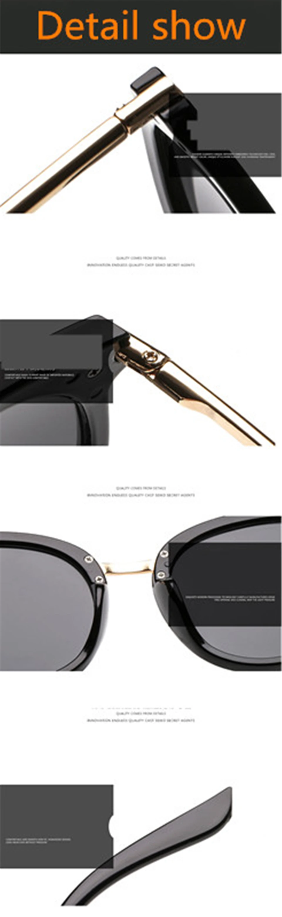 ALIKIAI Fashion Women Sunglasses Vintage Women Brand Designer Shades Eyewear Accessories Driving Sun Glasses UV400 (9)