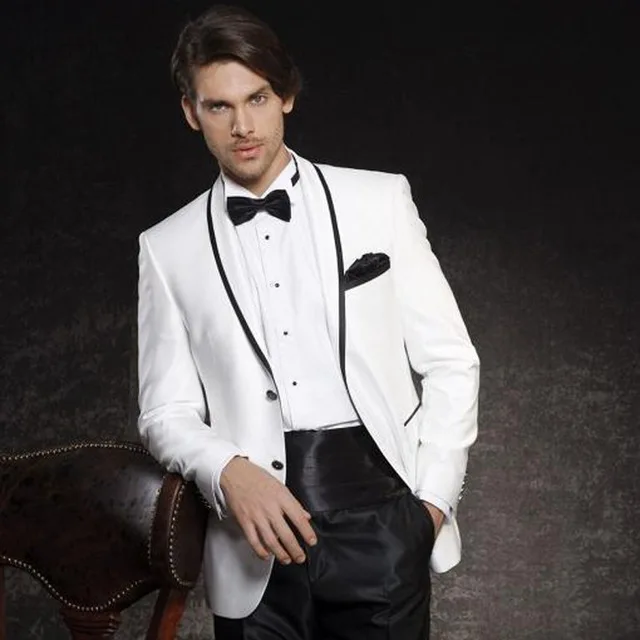 Branded Handsome White Groom Tuxedos 2018 New Arrival Men's Suits Two Button Shawl Lape Men Dresses Suit (jacket+pants)
Branded Handsome White Groom Tuxedos 2018 New Arrival Men's Suits Two Button Shawl Lape Men Dresses Suit (jacket+pants)