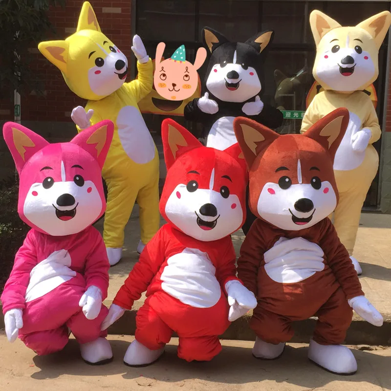 Dog Mascot Costume Pure Color Fancy Outfit Colorful Dog Dress Adult Size Little Colorful Dog
Dog Mascot Costume Pure Color Fancy Outfit Colorful Dog Dress Adult Size Little Colorful Dog