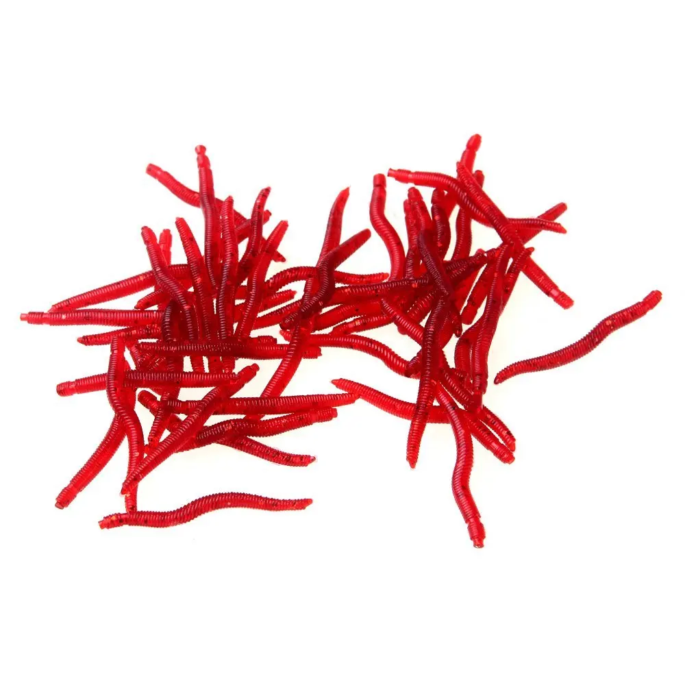 SEWS 50Pcs 3.5 cm Simulation Artificial Bait Worms Worms Exceeds Soft Baits Fish Red Fish Smell Realistic 
SEWS 50Pcs 3.5 cm Simulation Artificial Bait Worms Worms Exceeds Soft Baits Fish Red Fish Smell Realistic