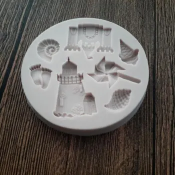 Conch House Windmil Silicone Mold Fondant Mould Cake Decorating Tools Chocolate Gumpaste Molds, Sugarcraft, Kitchen Gadgets 
Conch House Windmil Silicone Mold Fondant Mould Cake Decorating Tools Chocolate Gumpaste Molds, Sugarcraft, Kitchen Gadgets