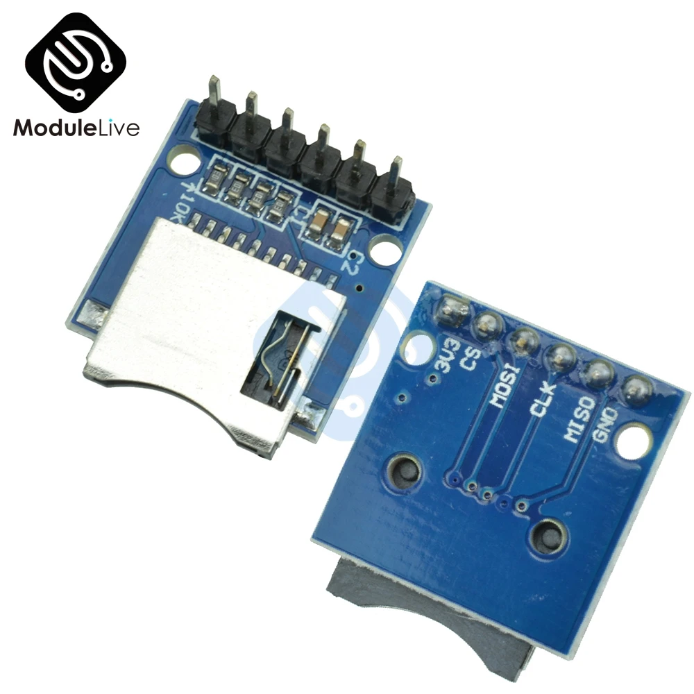 2 шт. TF Micro SD карта модуль мини модульной памяти для Arduino ARM AVR|Детали и аксессуары