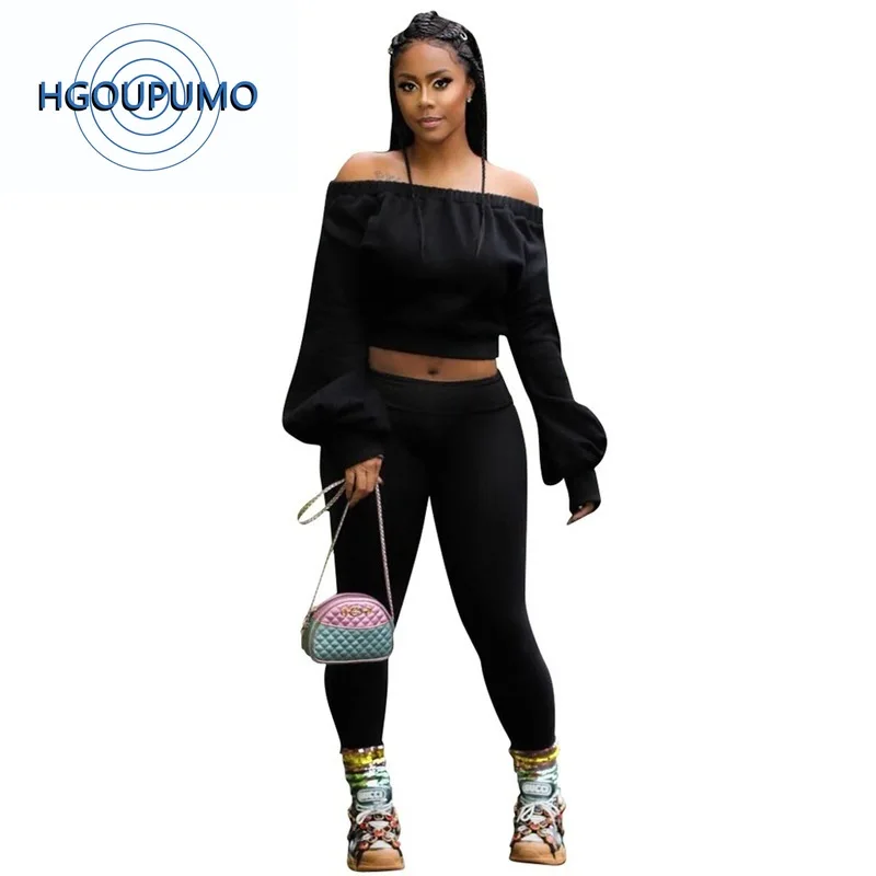 Sexy 2 Piece Set Tracksuit Summer Clothes For Women Off The Shoulder Long Sleeve Crop Top And Fitness Pant Casual 20190529
Sexy 2 Piece Set Tracksuit Summer Clothes For Women Off The Shoulder Long Sleeve Crop Top And Fitness Pant Casual 20190529