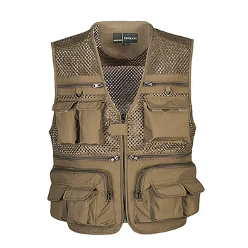 Hyweacvar Men's Pro Journalist Photographer Studio Work Multifunctional Vest Breathable Mesh Work Jacket
Hyweacvar Men's Pro Journalist Photographer Studio Work Multifunctional Vest Breathable Mesh Work Jacket