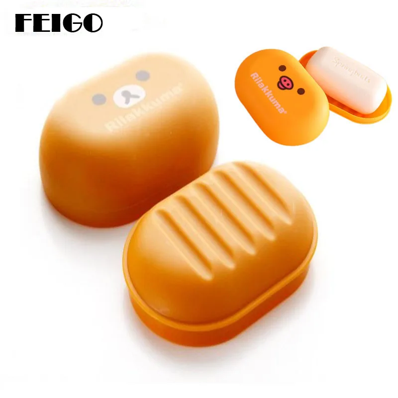 FEIGO High Quality Hot Sale Cute Cartoon Bear Soap Dish Box Holder Container Wash Dust-proof Shower Home Bathroom Soap Dish F29
FEIGO High Quality Hot Sale Cute Cartoon Bear Soap Dish Box Holder Container Wash Dust-proof Shower Home Bathroom Soap Dish F29