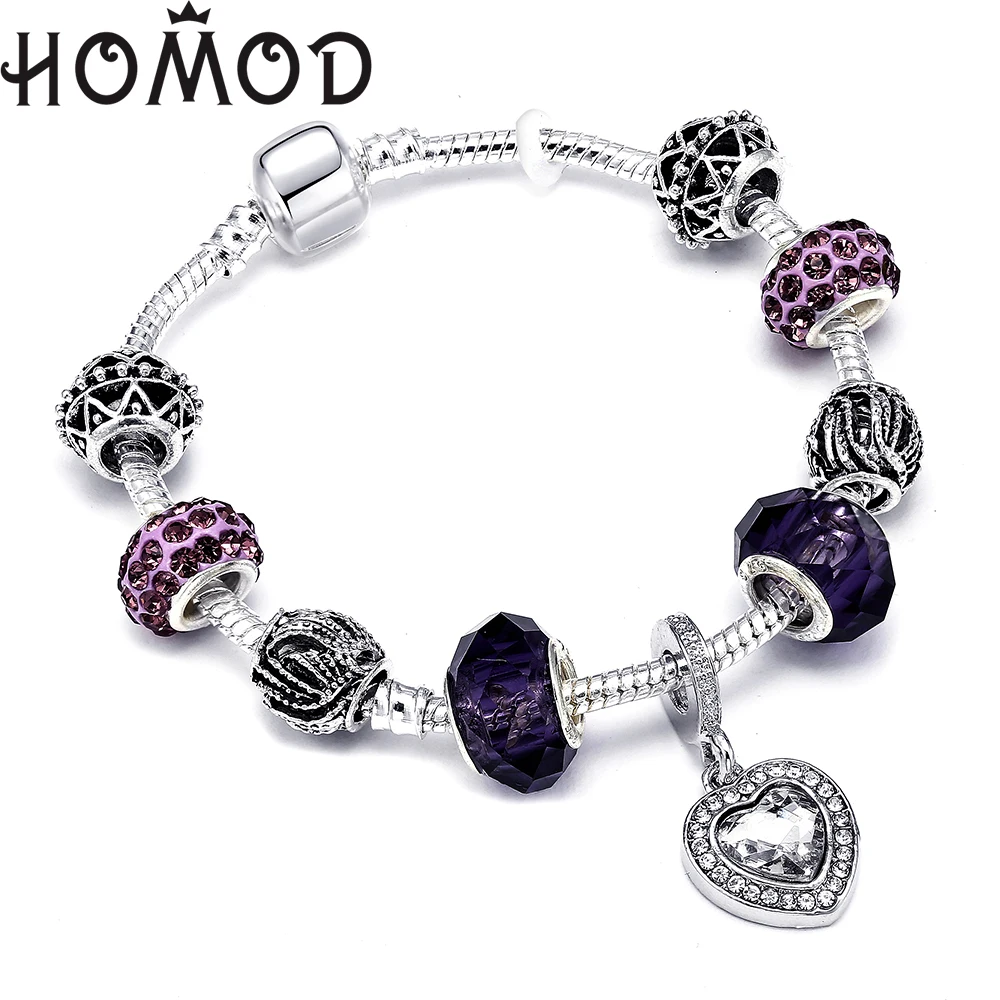 Luxury Heart Pendant Bracelet 925 Unique Silver Crystal Charm Bracelet For Women DIY Brand Bracelets & Bangles Jewelry Gift
Luxury Heart Pendant Bracelet 925 Unique Silver Crystal Charm Bracelet For Women DIY Brand Bracelets & Bangles Jewelry Gift